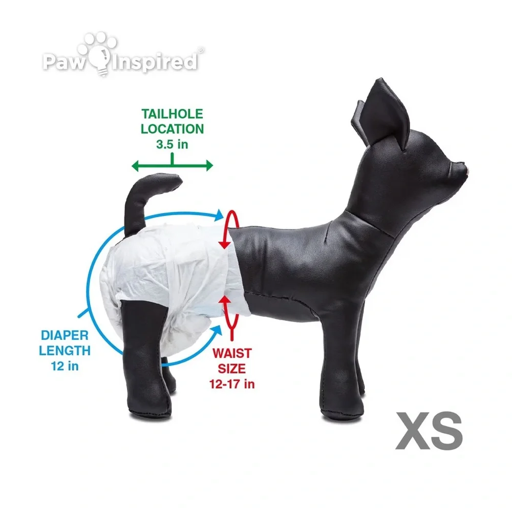 🌟NEW🌟 Paw Inspired Super Absorbent Disposable Diapers - Size XS